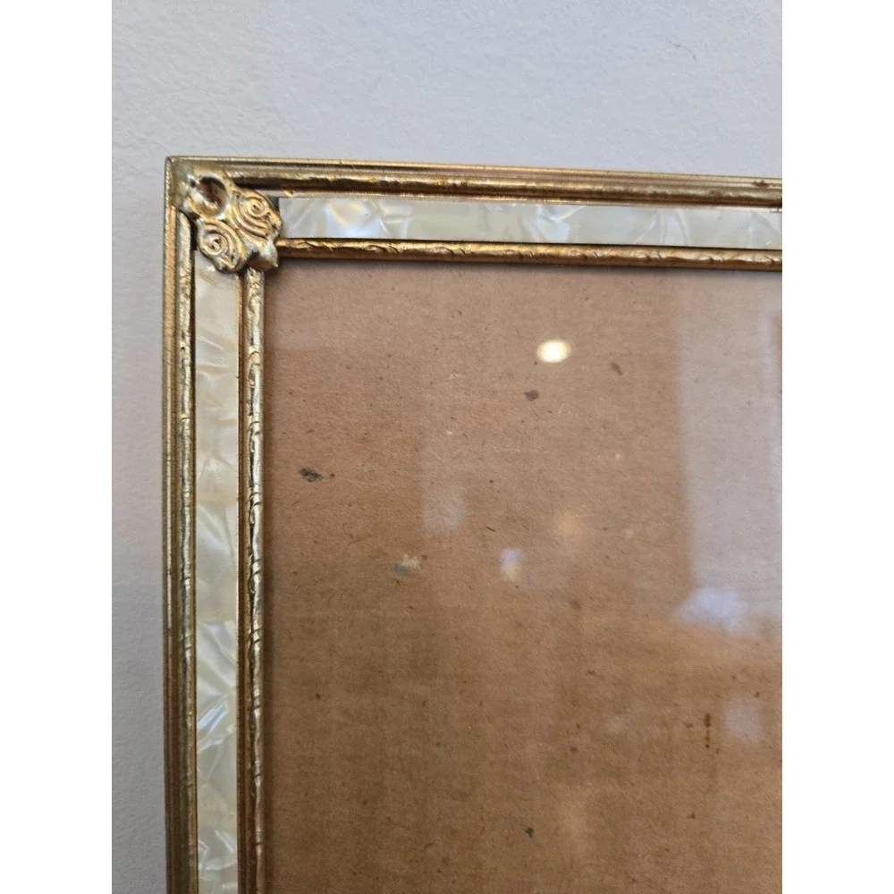 Vintage Gold Tone Picture Frame 8x10 Wall Art Deco Luxury Scroll Metal Frame